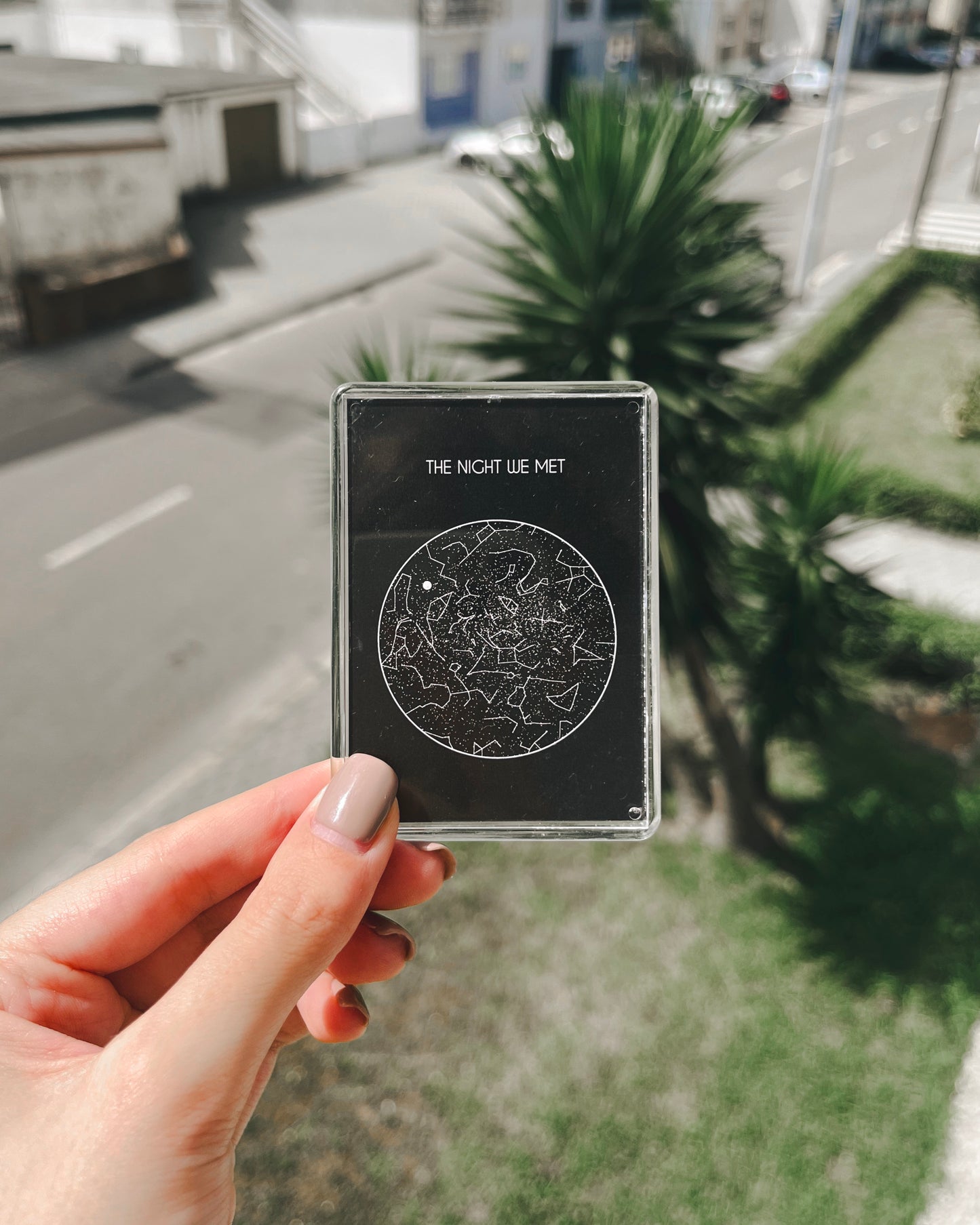 Íman com 1 Mapa de Estrelas