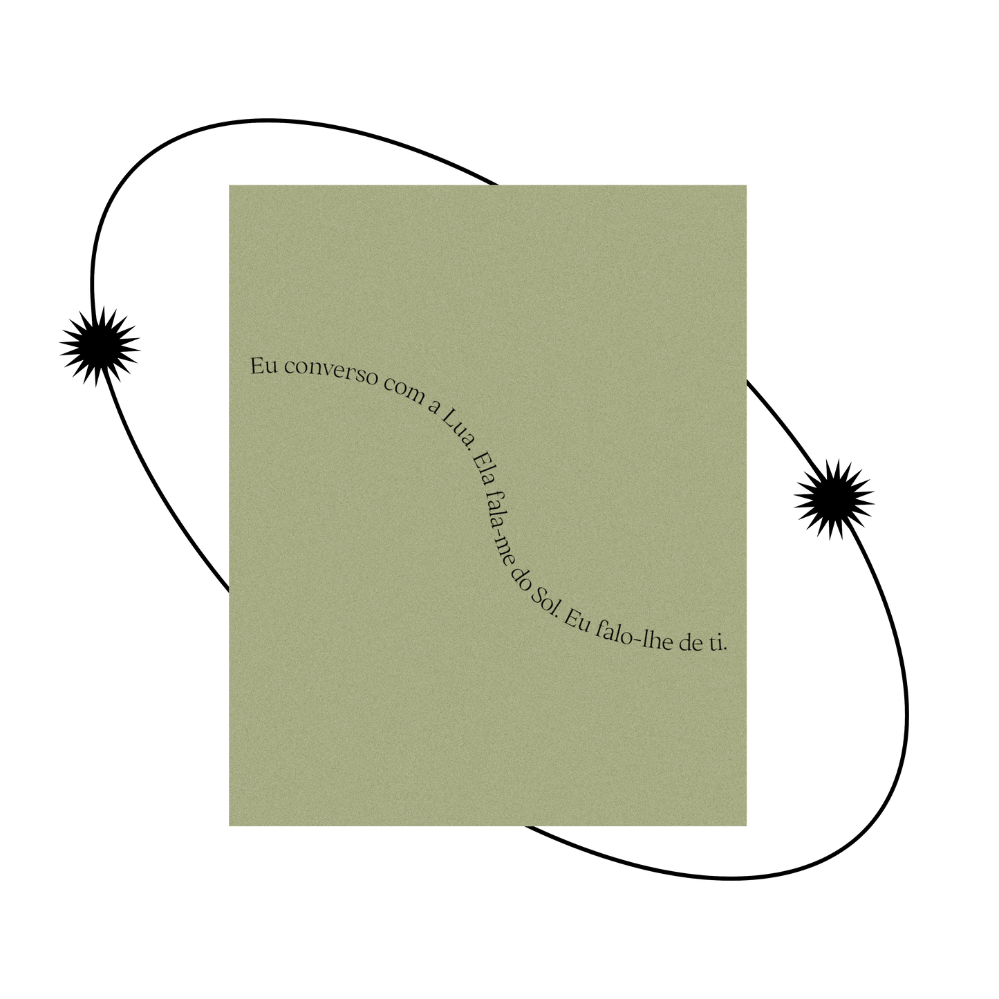 Poster Ilustração Conversas Espaciais