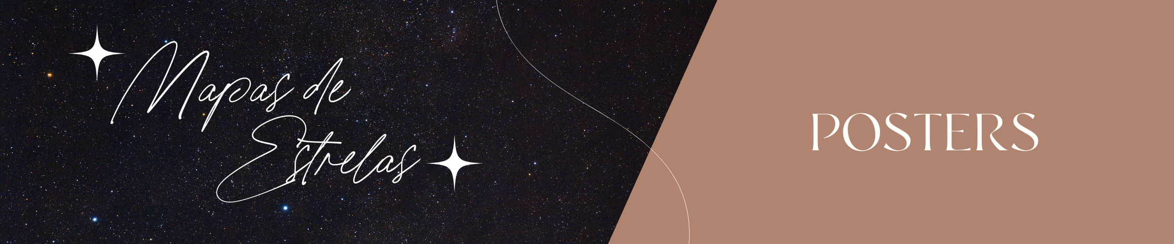 Posters com Mapa de Estrelas