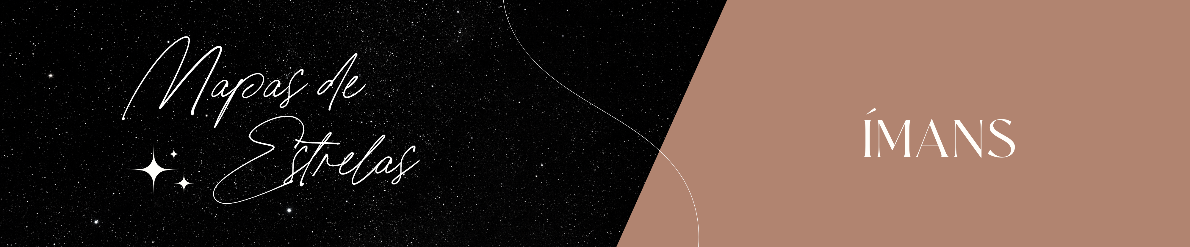 Ímans com Mapas de Estrelas