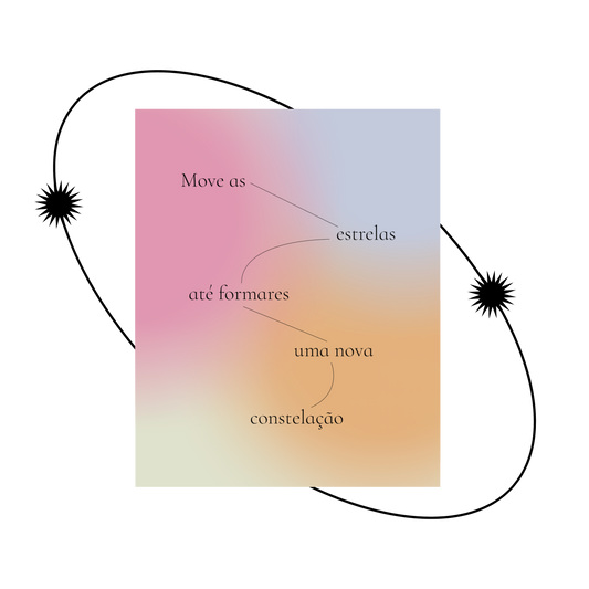 Poster Ilustração Constelação