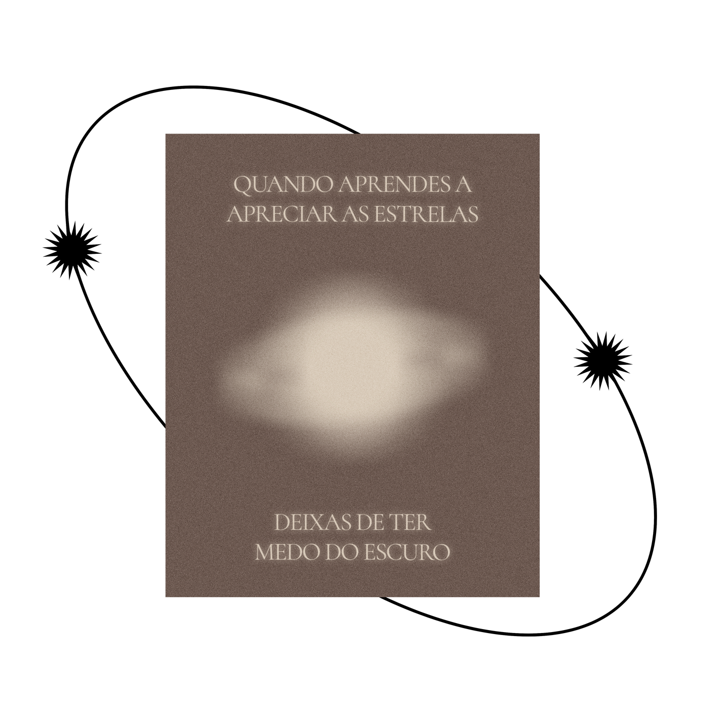 Poster Ilustração Medo do Escuro