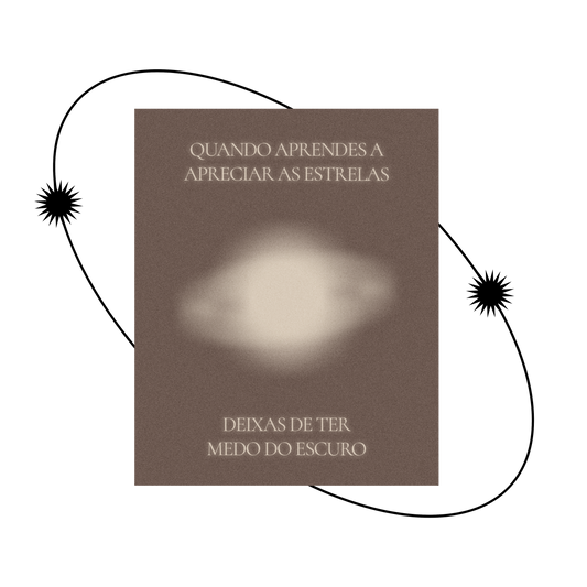 Poster Ilustração Medo do Escuro