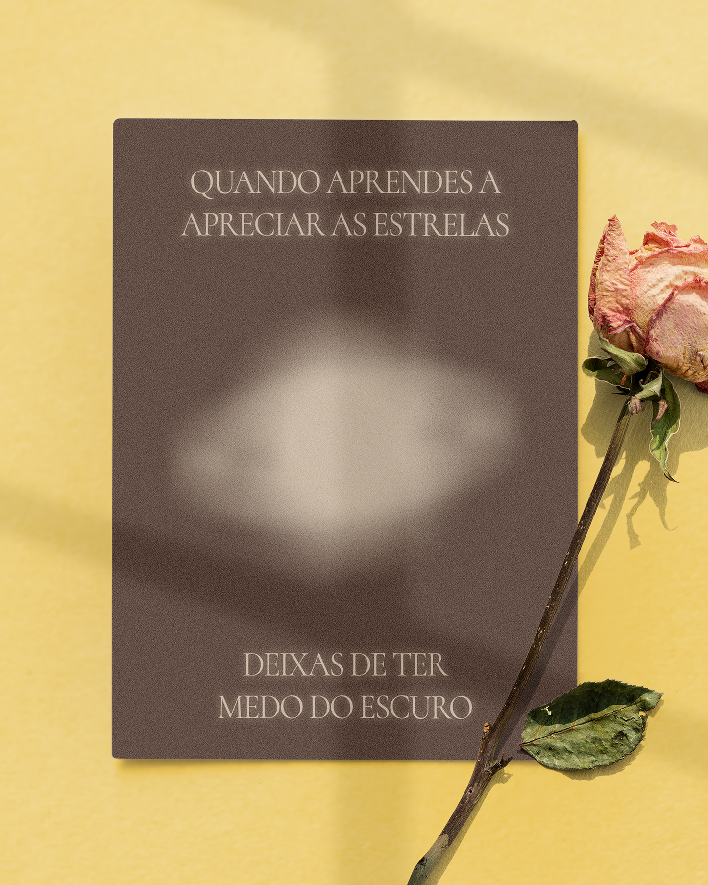 Poster Ilustração Medo do Escuro