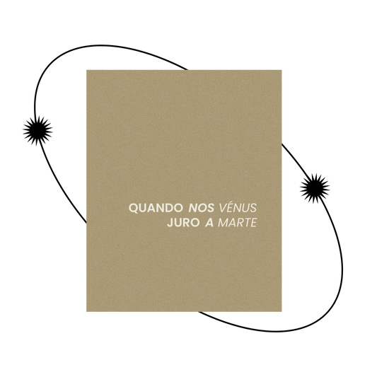 Poster Ilustração Vénus & Marte